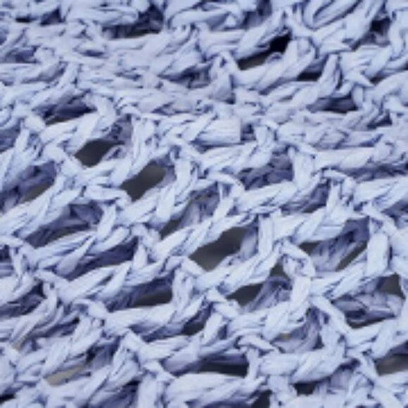 Straw Mesh Tote Bag, Large Capacity Foldable Hobo, Beach Shoulder Bag - Picture 6 of 7